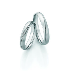 Edelstahl Ringe Brillanten