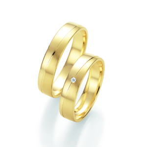 585 Gelbgold Eheringe Brillant
