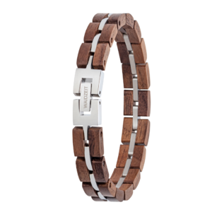 Waidzeit Holz-Armband Walnuss EL_W02